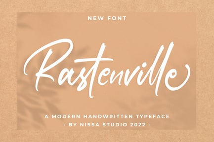 Rastenville – Signature Font