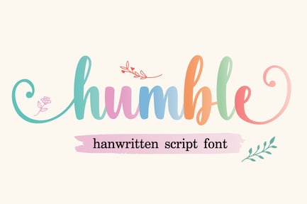 Humble – Modern Script Font