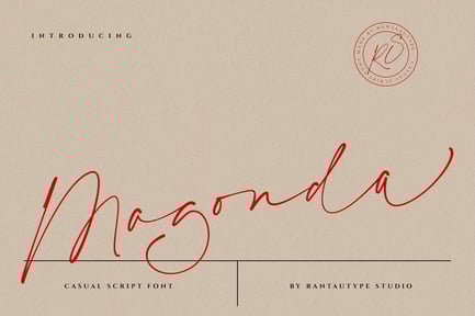 Magonda Casual Script Font