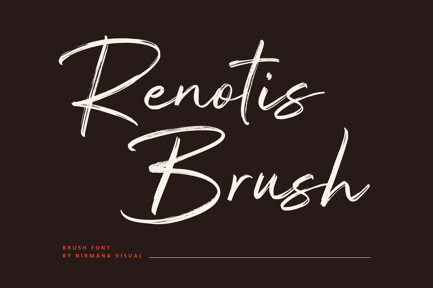 Renotis Brush – Brush Script Font