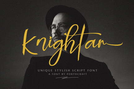 Knightar Unique Stylish Script