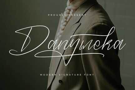 Danymeka Modern Signature Font