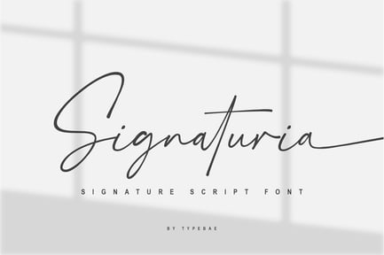 Signaturia – Handwritten Signature Font