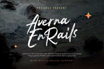 Averna En Rails – Brush Handwritten