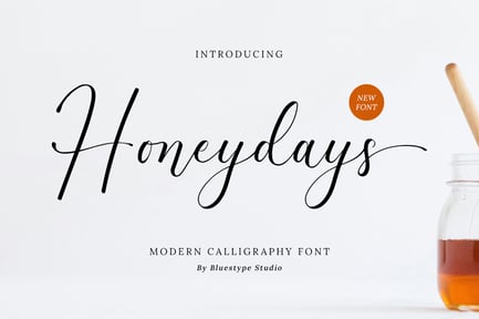 Honeydays – Modern Calligraphy Fonts