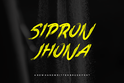 Sipron Jhona – Font
