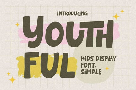 Youthful – Kids Display Font Simple