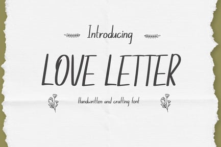 Romantic Font – Love Letter