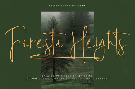 Foresta Heights Freestyle Stylish Font