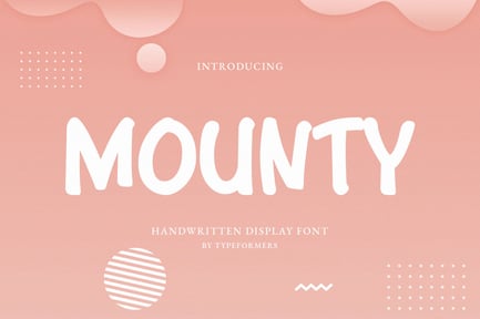 Mounty – Handwritten Display Font