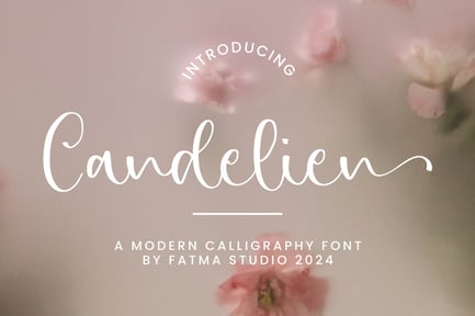 Candelien – Wedding Font