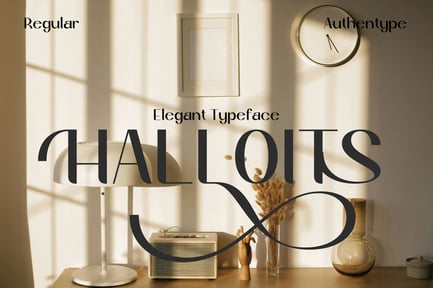 Halloits Elegant Typeface