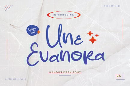 Une Evanora – Playful Handwritten Font