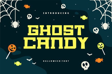 Ghost Candy – Halloween Font
