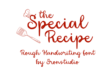 Special Recipe – Rough Handwriting Font