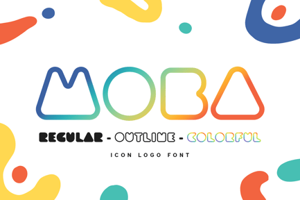 Moba – Icon Logo Font
