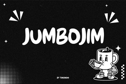 Jumbojim – Retro Cartoon Font