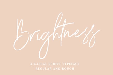 Brightness – Stylish Signature Font