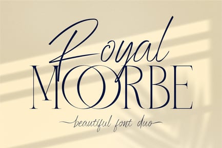 Royal Moorbe – Beautiful Font Duo