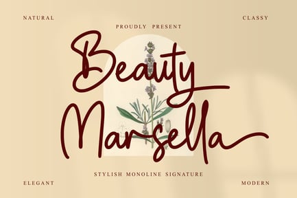 Beauty Marsella – Signature Font