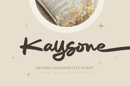 KAYSONE – Handwritten Script