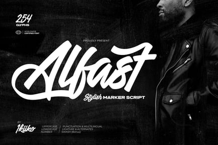 Alfast – Stylish Marker Script