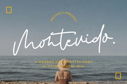 Montevido – Signature Font