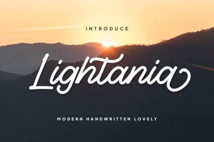 Lightania – Modern Handwritten Lovely