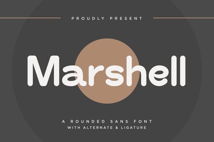 Marshell – A Rounded Sans Font