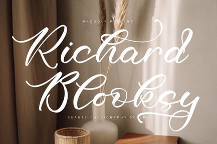 Richard Blooksy Calligraphy Script