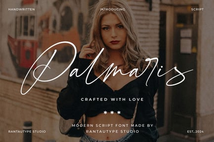 Palmaris Modern Script Font