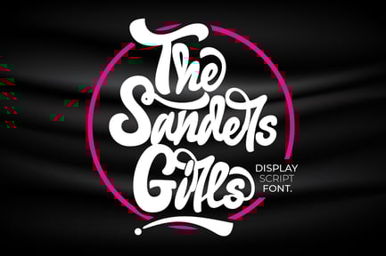 The Sanders Girls – Display Script Font