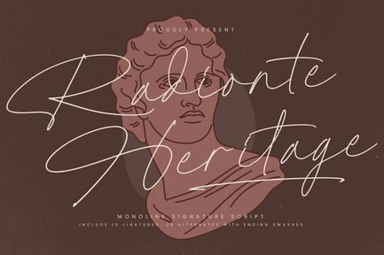 Radionte Heritage Monoline Signature Script