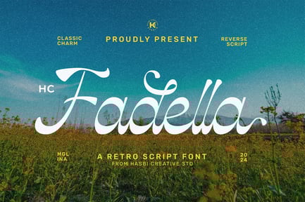 Hc Fadella Retro Script