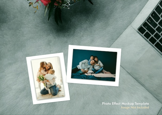 Multi shape photo effect template