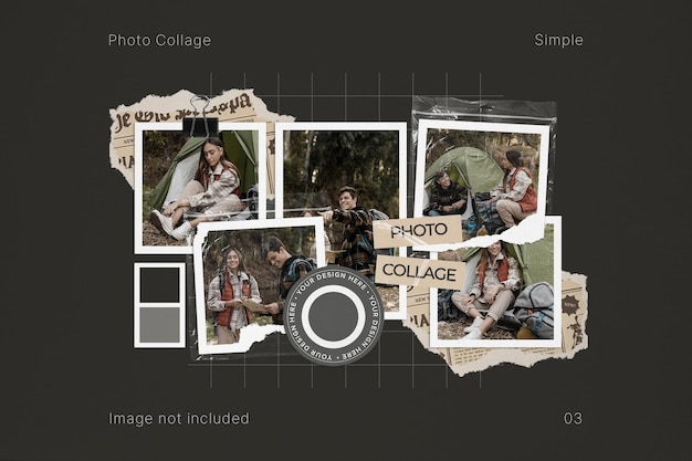 Photo collage layout