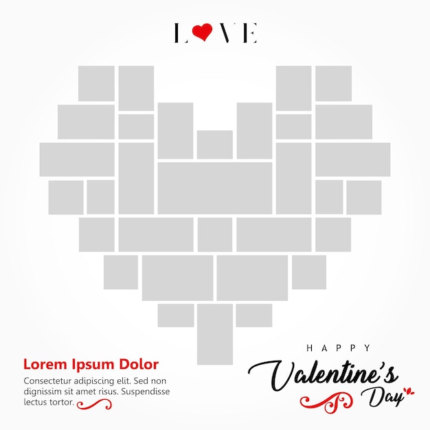 Valentine s day mood board creative theme mood board