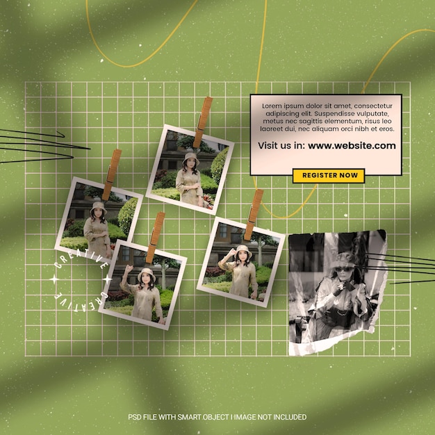 A poster for a website called the website for the website