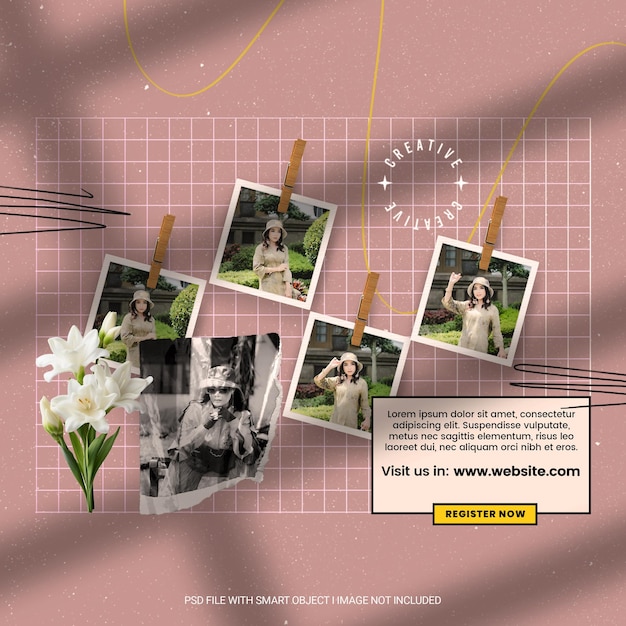 A poster for a website called the website for the website of the photographer