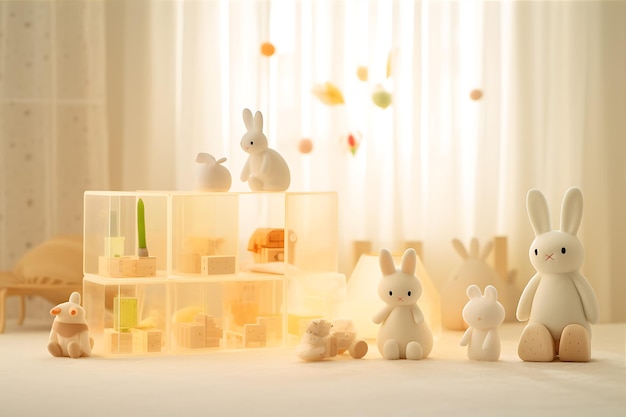 Bright room baby toys