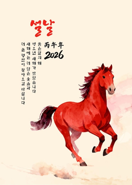 Chúc mừng năm mới và năm Ngựa Đỏ