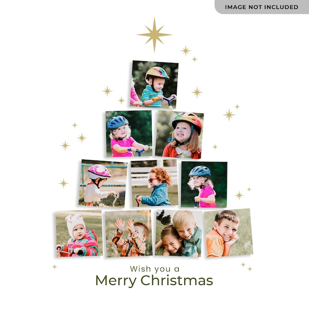 Christmas holiday party photo frame background