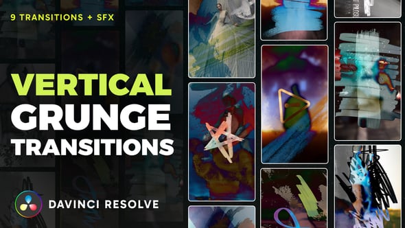 Hiệu ứng chuyển cảnh Vertical Grunge