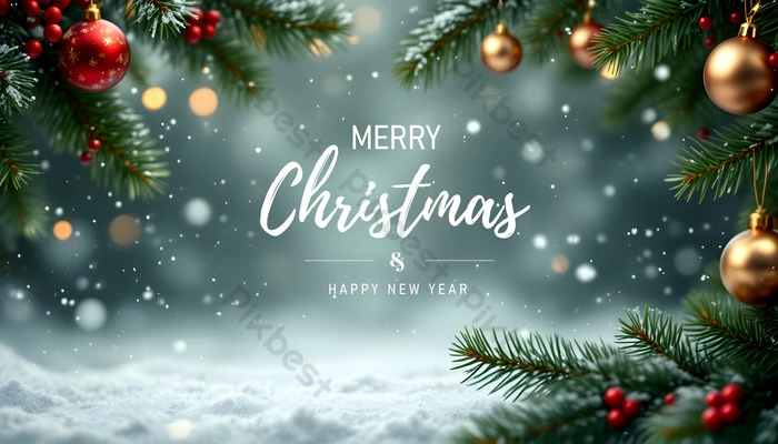 Hình Nền Giáng Sinh Vui Vẻ Hiện đại Và Phong Cách Chúc Mừng Năm Mới 2025