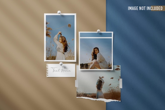Moodboard photo mockup design