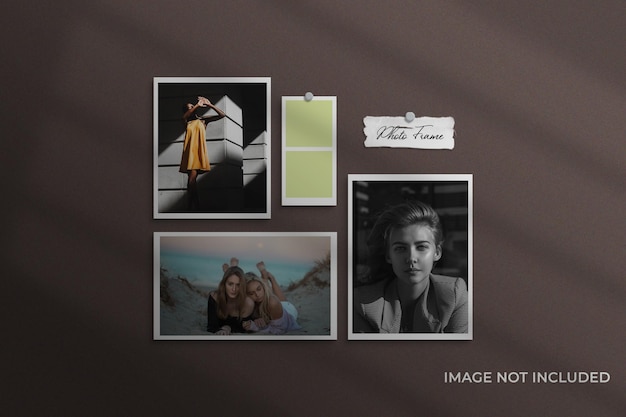 Simple photo frame mockup premium psd