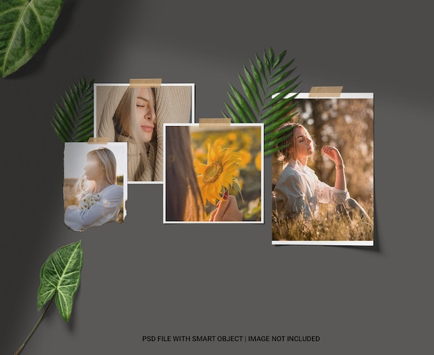 Stylish moodboard mockup