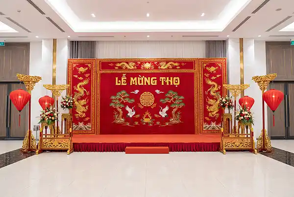 Phông nền Mừng Thọ