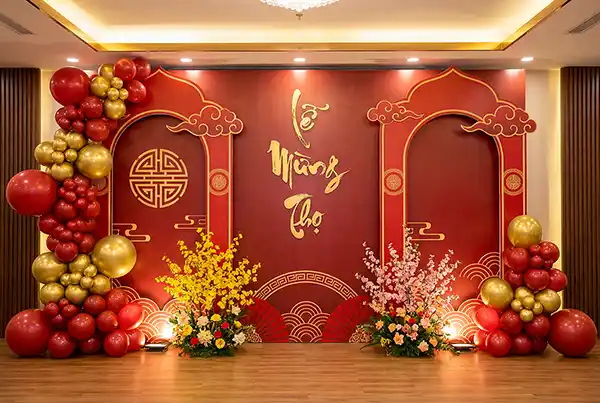 Phông nền Lễ mừng thọ