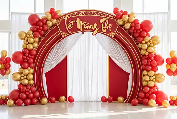 Phông nền mừng thọ